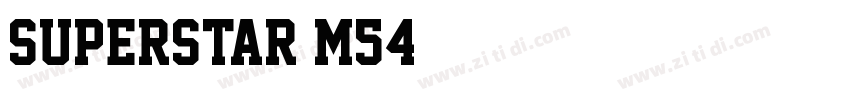 Superstar M54字体转换
